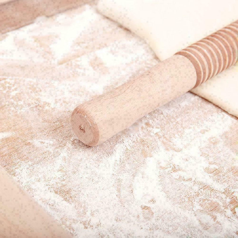 Wooden Thread Baking Roller Flower Stick Baking Cake Dumpling X0T7 Rolling V3Q9