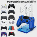 Acrylic Gamepad Stand for PS4/Xbox One/NS Series Controllers Holder (Blue) Newly