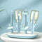Milk Bottle Drain Rack Bottle Drying Stand Infant Jar Washing Drying (Blue)