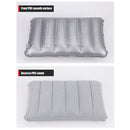 Inflatable Outdoor Camp Pillow Foldable Portable Car Sleep Cushion (Gray) Newly