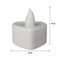 24pcs LED Tealight Candles Lamp Romantic Wedding Party Home Decor (White) Newly