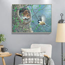 Squirrel and bird 5D Diamond Painting DIY Full Drill Round Rhinestone