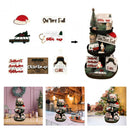 Farmhouse Tiered Tray Decor Set Wooden Rustic Mini Signs Decorations for Kitchen