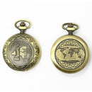 Portable Metal Retro Pocket Watch Compass Outdoor Navigation Flip Compasses
