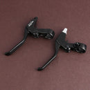 1 Pair Aluminum Bicycle Brake Levers Mountain Bike Brake Handles(Black) Newly