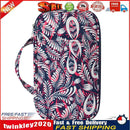 Yarns Crochet Hook Tool Storage Bag Knitting Needle Organizer (Grey Print) Newly