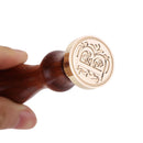 Sealing Wax Classic Initial Wax Seal Stamp Alphabet Letter B Retro Wood
