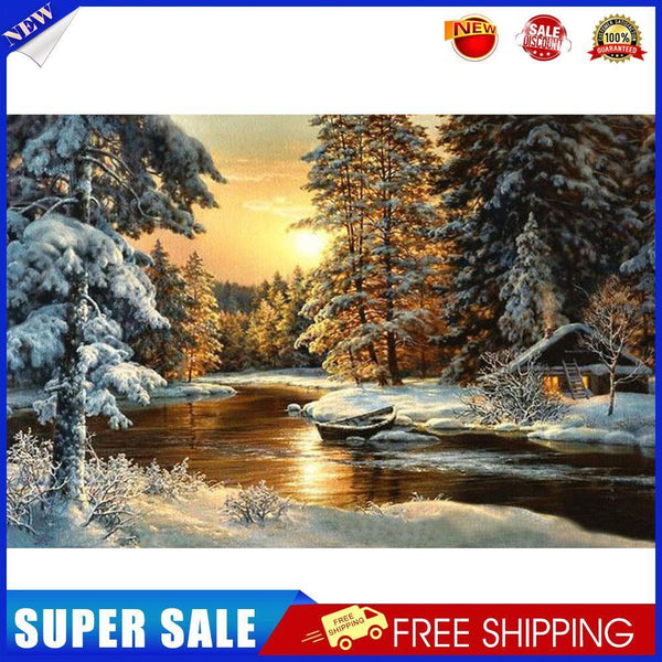 40x50cm Oil Paint By Numbers Landscape Frameless Picture DIY Decor (ZC3110)