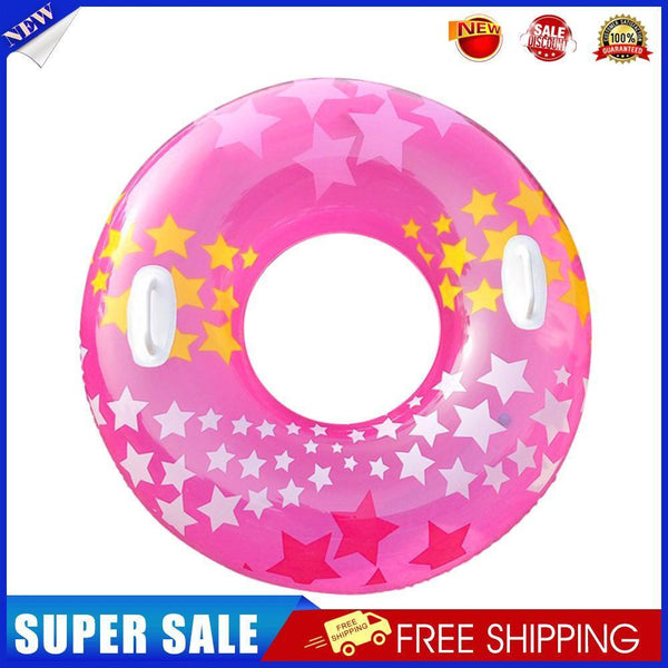 Inflatable Swimming Rings Adults Pool Beach Floating Swim Circle (Pink)