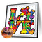 DIY Rhinestone Mosaic Love Letters Full Round Diamond Painting Kit Gift