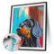 Animal Oil Paint By Numbers Kit DIY Acrylic Painting on Canvas Frameless Draw
