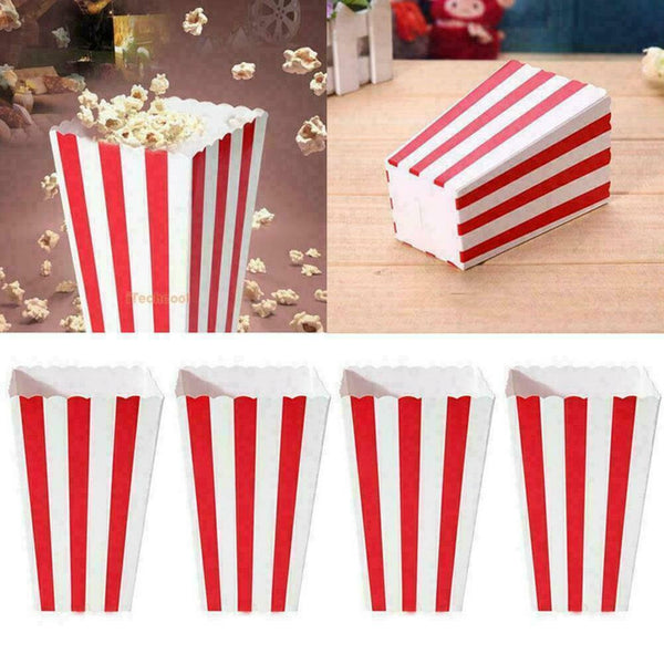 12PCS Popcorn cake candy Paper Boxes Birthday Party Paper Favour Y0T0 Loot A7Q7
