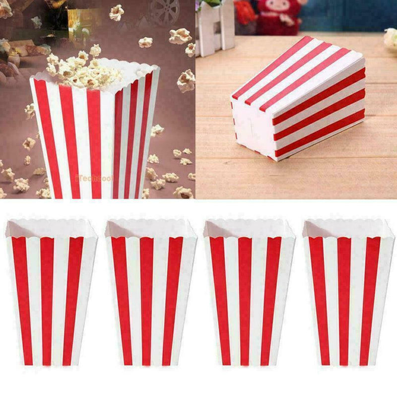 12PCS Popcorn cake candy Paper Boxes Birthday Party Paper Favour Y0T0 Loot A7Q7