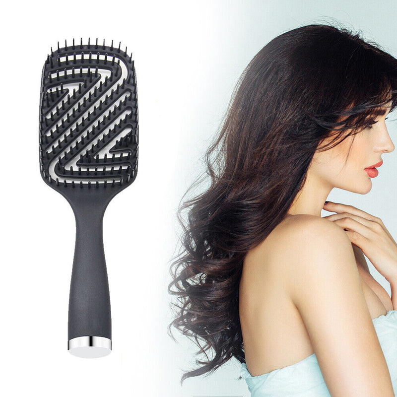Women Hair Brush Home Beauty SPA Massager Comb Make Thin Long Curly Scalp Tool