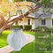 Hollowed Solar Lanterns - Outdoor Hanging Wrought Iron Landscape Lights (B)