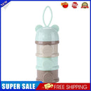 Portable Baby Food Storage Box Bear Essential Milk Powder Container (Green)
