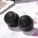 1 Pair Universal Mini Car Interior Tweeter Sensitive Stereo Speakers (L) Newly