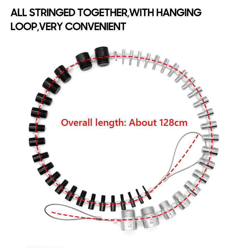 Thread Checker Inch & Metric Nut & Bolt Thread Checker Inspection Measuring