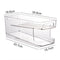 Beer Soda Storage Box 2 Layer Refrigerator Auto Rolling Beverage Can Racks Newly