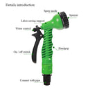 Portable Adjustable Garden Hose Gun Sprinkler Nozzle Water Gun Nozzle/Green