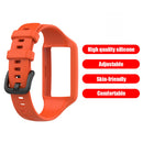 Strap for Huawei Honor Band 6 Pro Silicone Wristband Replacement (Orange)