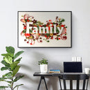 5D DIY Family Full Round Drill Diamond Painting Kit Picture Mosaic Craft