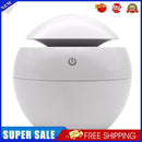 LED USB Induction Wood Grain Humidifier Ultrasonic Air Diffuser(White)