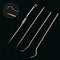 4pcs Steel Toothpick Care + Toothpick Holder Outdoor A2U3 K5F9 Set W1H0 E6B4
