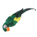 Simulation Parrot Hanging Decals Bird Ornament Gardening Decor Props (Green