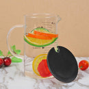 10pcs Tea Mug Cover Heat-Resistant Teapot Glass Cup Infuser Lids(Black)