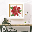 Partial Cross Stitch Kit December 14CT Counted DIY Needlework Decor (H434)