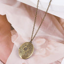 Three-dimensional Carving Photo Picture Locket Necklace Pendant Heart Shaped