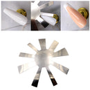 Cut Long V Line Stainless Steel Nail Template Easy French Trimmer Nail Cutter