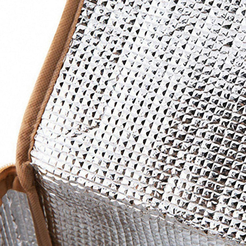 Portable Wicker Rattan Outdoor Camping Picnic Bag Food Container Basket