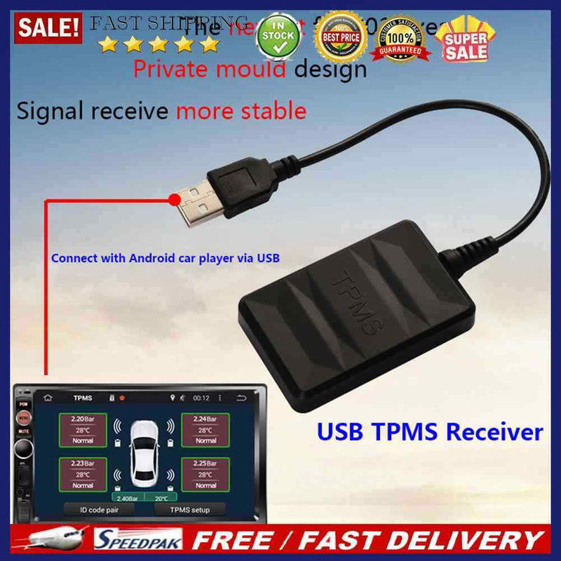 TY06N USB TPMS for Android Car DVD External Sensor Tire Pressure Monitor System