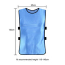 Scrimmage Team Practice Vests Pinnies Team Practice Bibs (Sky Blue M Kids)