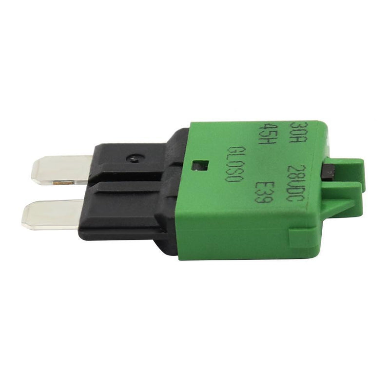 DC32V Manual Reset ATC Circuit Breaker Blade Fuse for Car Boat(30A Green)
