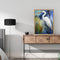 Oil Paint by Numbers Stand Egret Canvas Artwork Living Room Picture Decoration