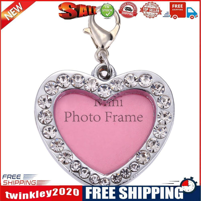 Pet Dog Love Heart Shaped Name Card Anti Lost Dog ID Address Name Label Tag