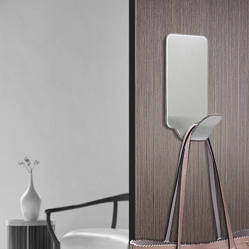 Self-adhesive Stainless Steel Hook Kitchen Wall Door Holder Hanger (1 Hook)