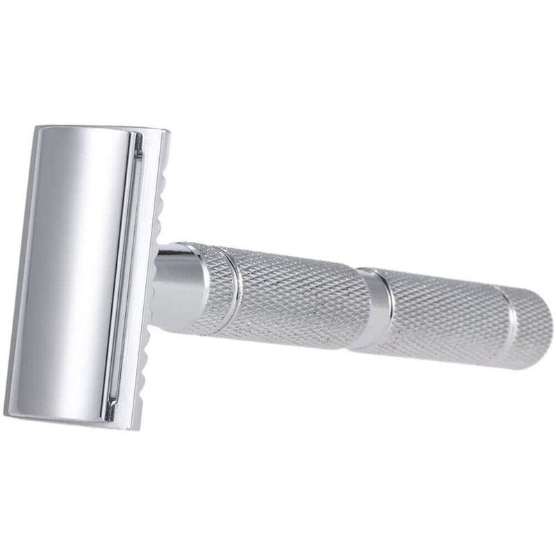 Metal Classic Double Edge Safety Razor w/ Blade Portable Shavers (ZR2195) Newly