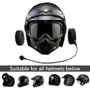BT17 Handsfree Bluetooth V5.0 Headset for Motorcycle Motorbike Helmet Inter