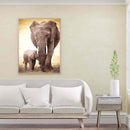 Home Elephant Oil Canvas Pictures DIY Hand Painted Paint By Numbers Kit Craft