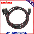1.5M Full HD 1080p HDMI Male, VGA HD-15 Male Adapter Converter Cable for