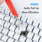 2 in 1 Mechanical Keyboard Key Cap Puller Keycap Shaft Remover Tool (Red)