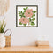 12 Months Flower Cross Stitch Printed Canvas DIY Needlework Set (June H428)