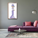 Full Dress Lady Picture Diamond 5D Drill Round Painting DIY Kit Wall Decorati