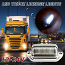 Car License Plate Lamp 1.8W Waterproof Truck Trailer Boat 6LED Tail Step Light