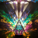 LED Bohemian Mosaic Floor Projector Light Bedside Lamp Ambient Light Starry Sky