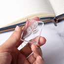 Acrylic Stamp Block Clear Stamping Tool Set with Grid Line Craft (3x4cm) Newly